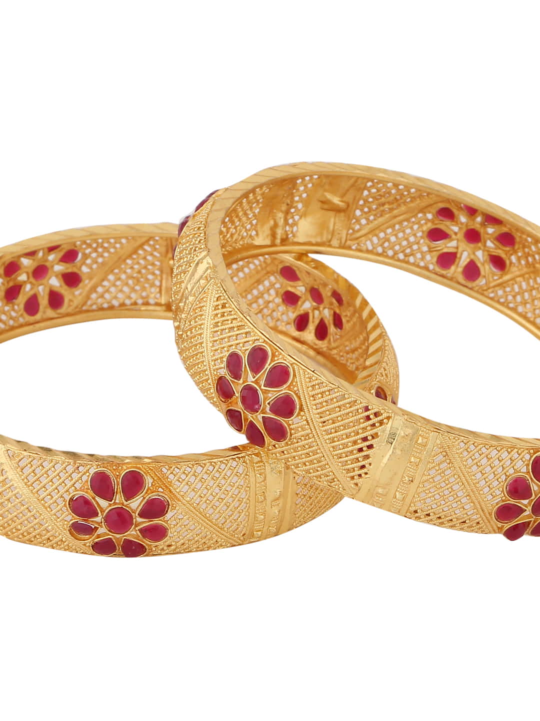 flower-design-gold-plated-bangle-set-viraasi