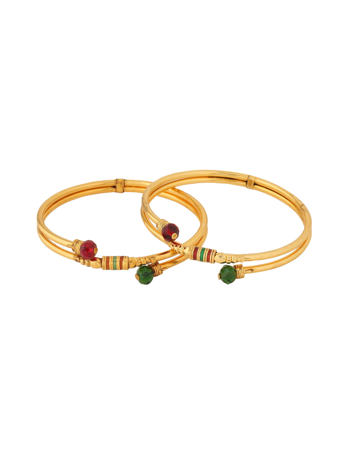 antique-design-red-and-green-stone-kada-bangles-viraasi