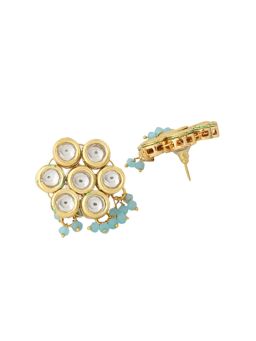 turquoise-color-kundan-studded-jewellery-set-viraasi