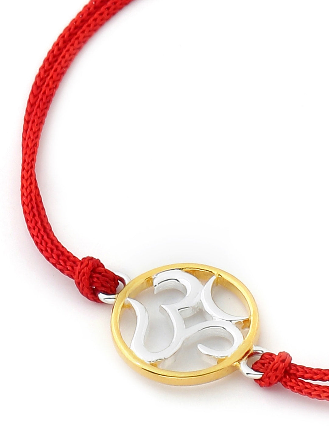 925 Sterling Silver Om Rakhi for Brother-Viraasi