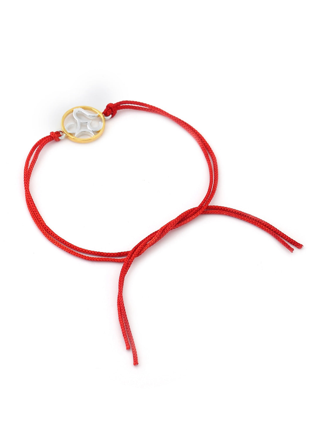 925 Sterling Silver Om Rakhi for Brother-Viraasi