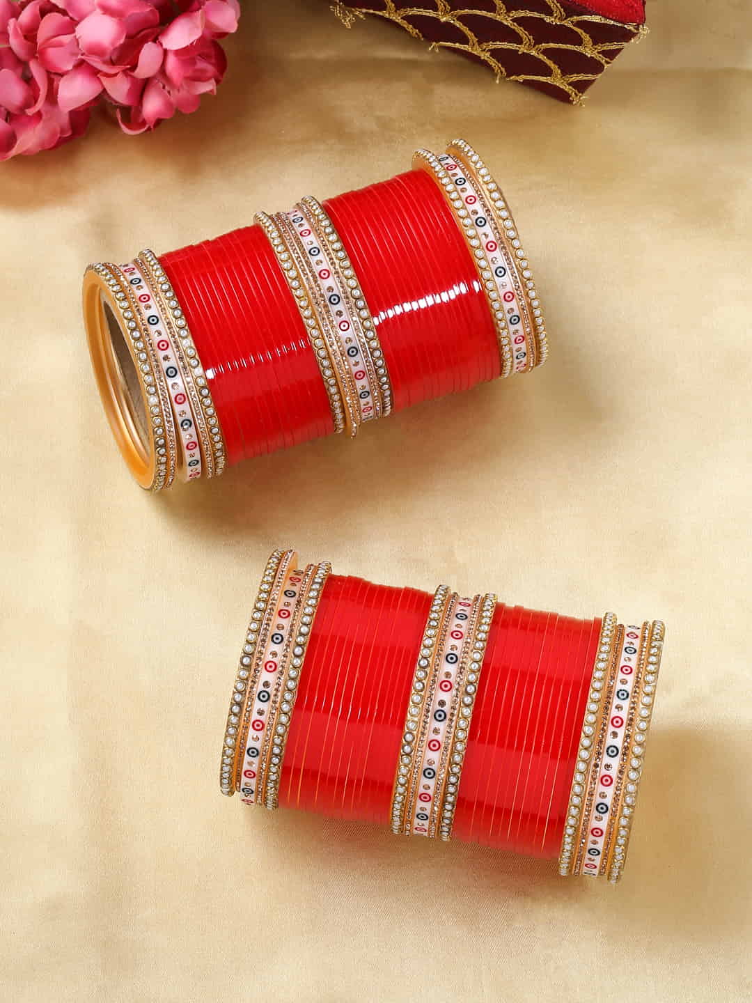red-&-gold-plated-ad-bridal-chura-set-viraasi