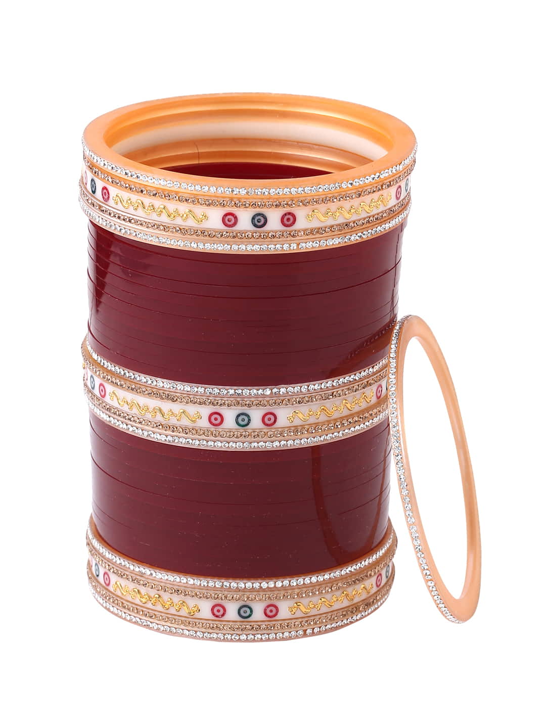 gold-plated-maroon-bridal-chura-set-viraasi
