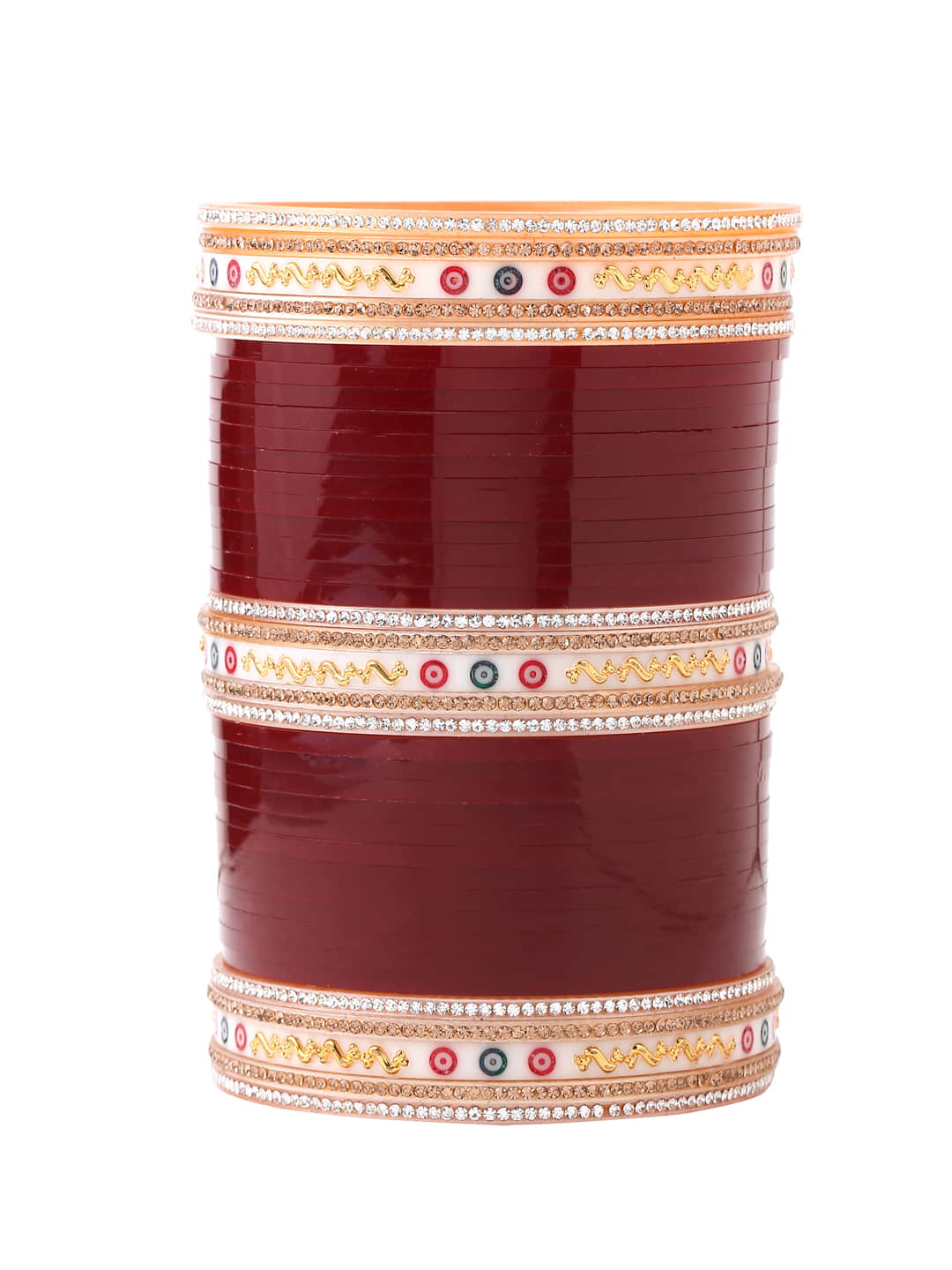 gold-plated-maroon-bridal-chura-set-viraasi