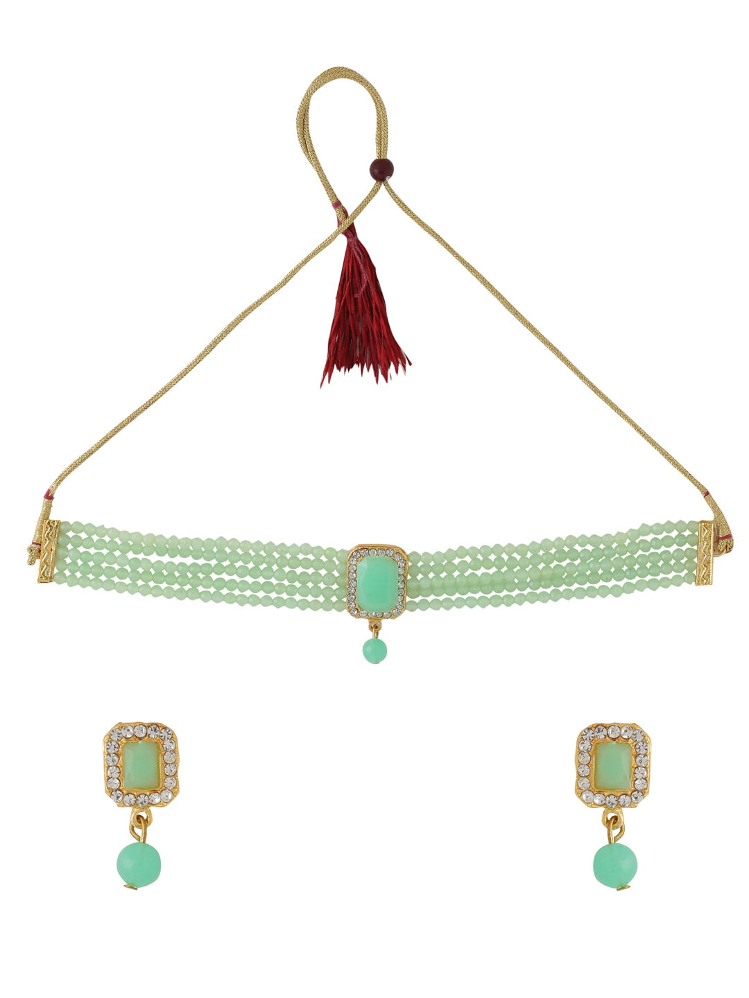 green-beads-studded-choker-necklace-set-viraasi