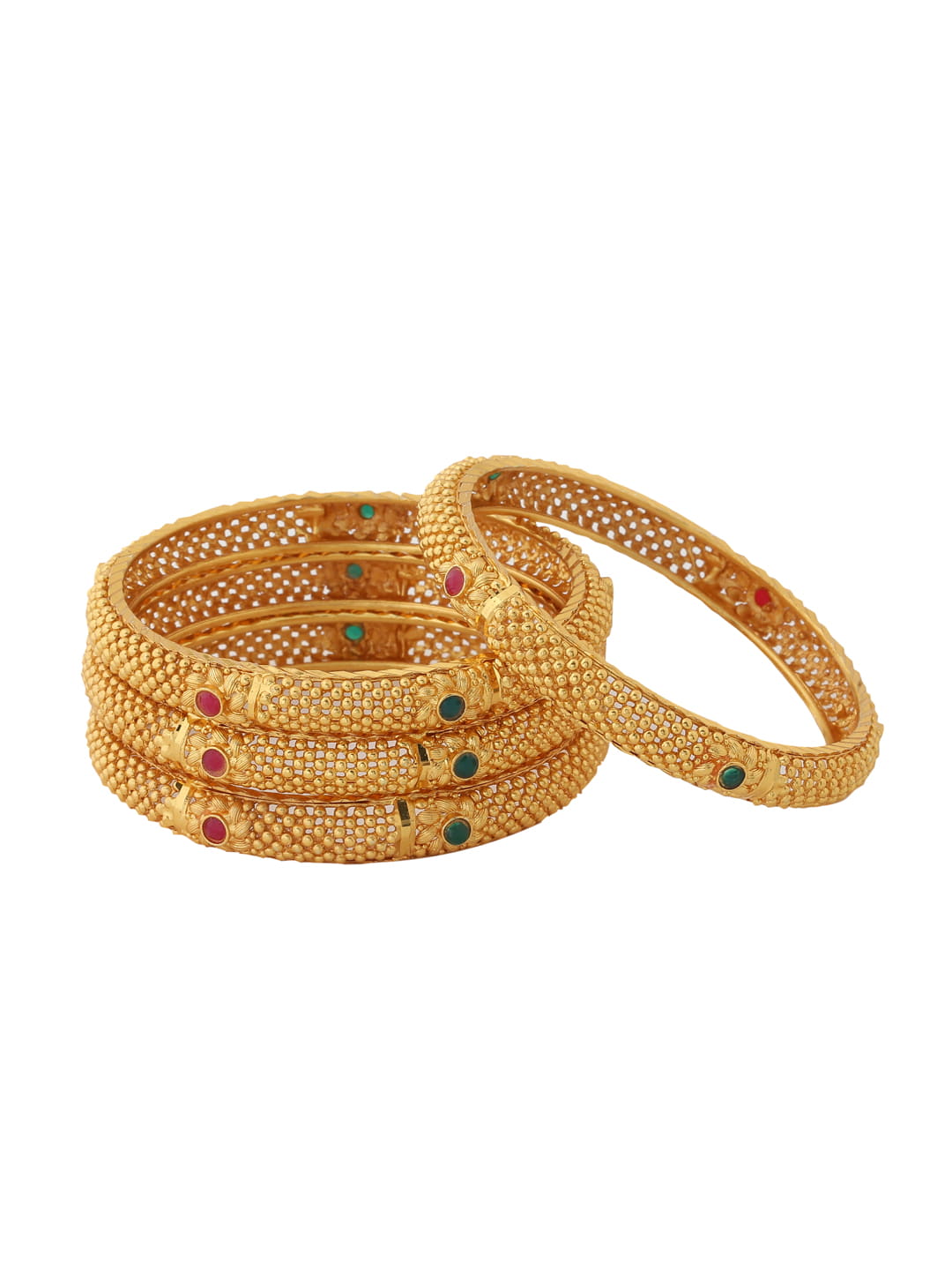 gold-plated-multicolor-stone-studded-bangle-for-women-viraasi