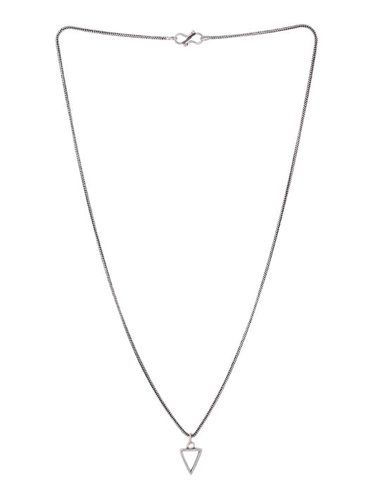 triangle-silver-necklace-for-men-viraasi